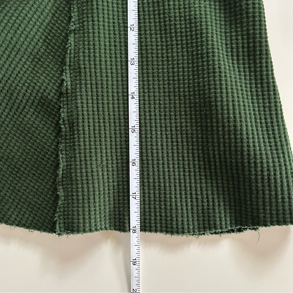 BDG Urban Outfitters Boho Blue and Green Raglan Baseball Tee Crop Top - Picture 5 of 9
